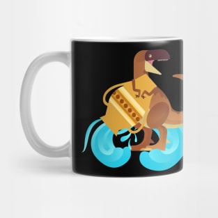 Aquarius Zodiac Horoscope Dino funny Rex Mug